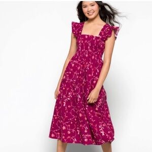 Hill House Pink Midi Dress